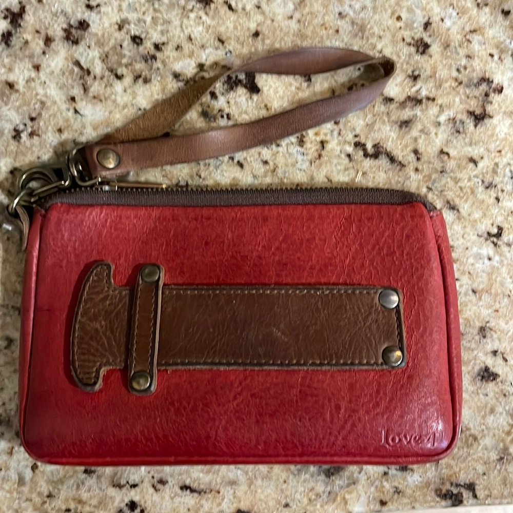 LOVE 41 Handle Clutch Purse Sold out Love41